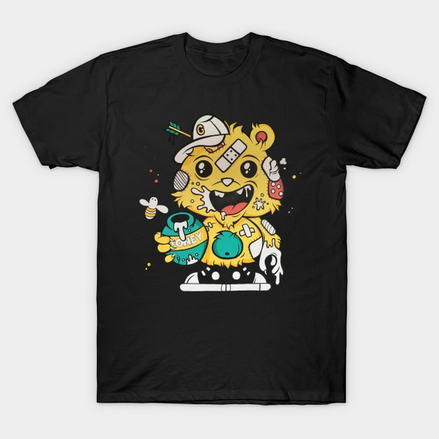 Cute Funny Baby Bear Child Birthday Kids School Costume Gift T-Shirt by peter2art